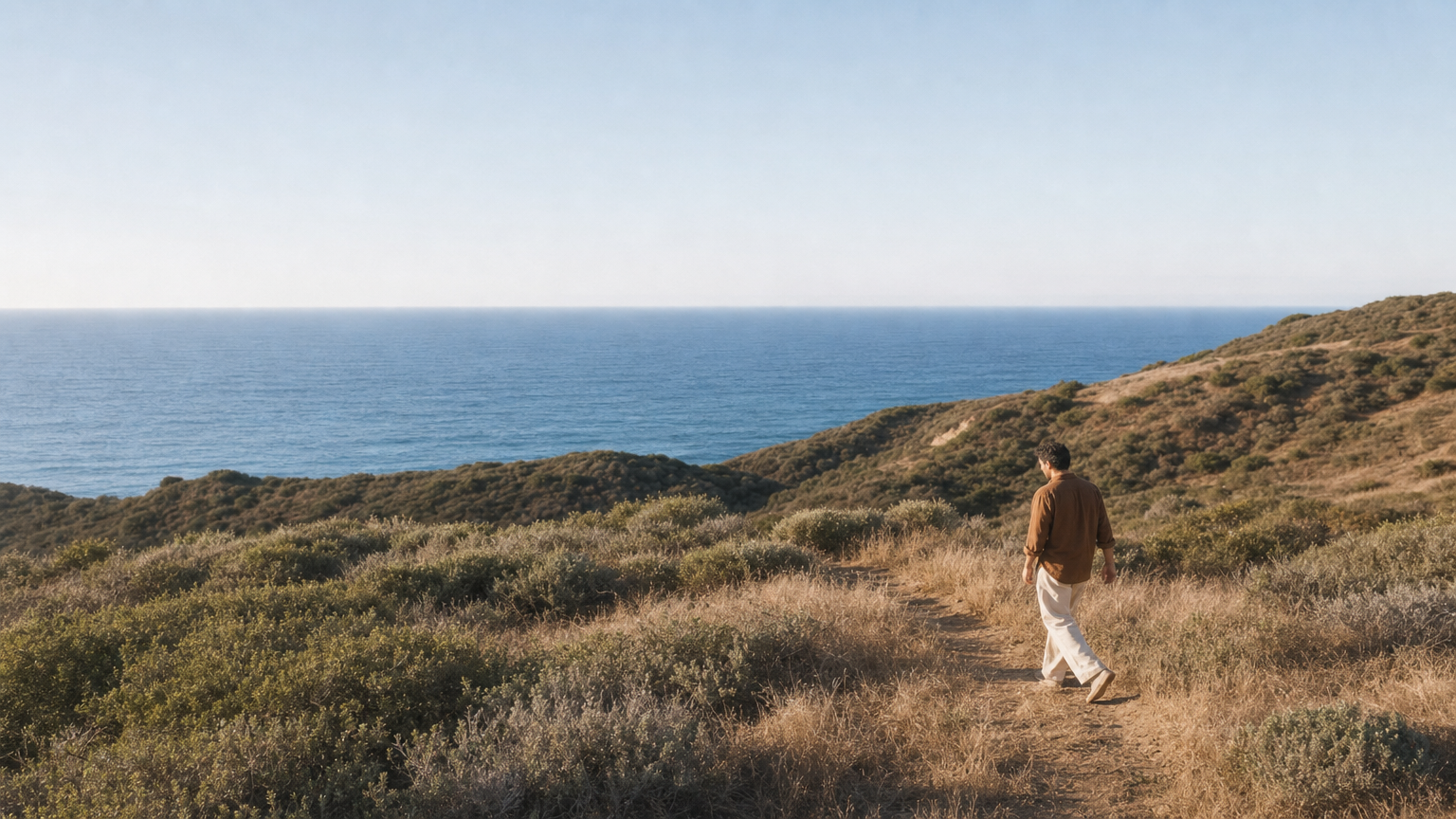 Walk and meditate outside preview