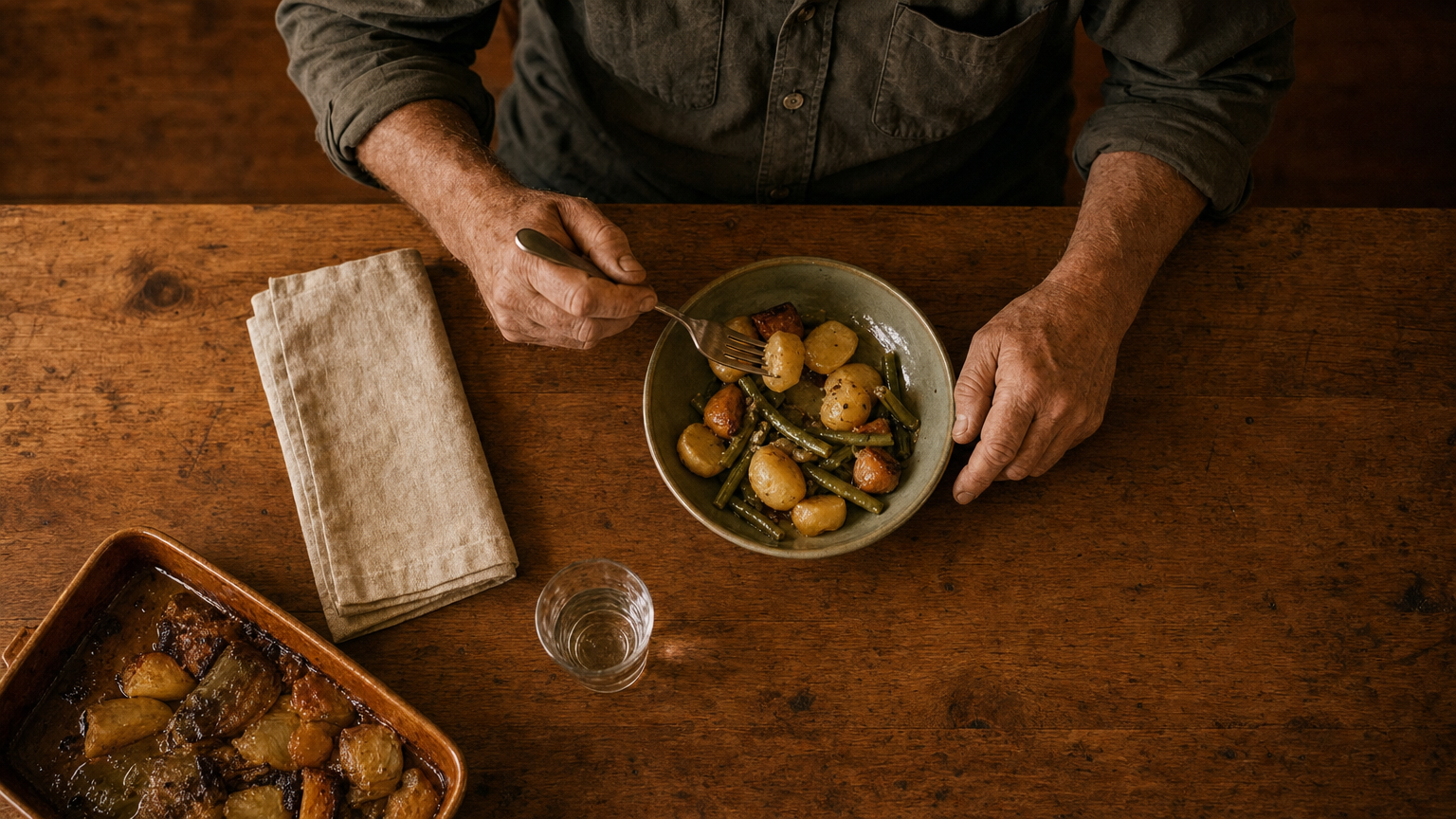 A shared evening meal preview