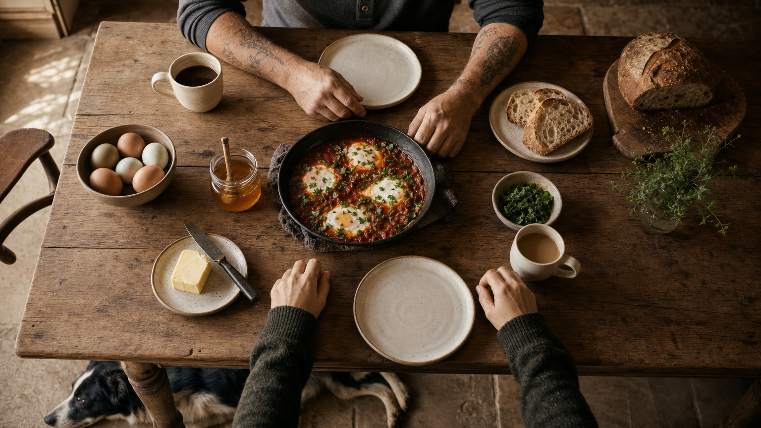 Sit and eat with whoever is around preview