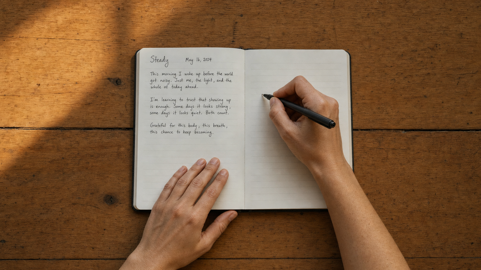 ‘One word’ journaling preview
