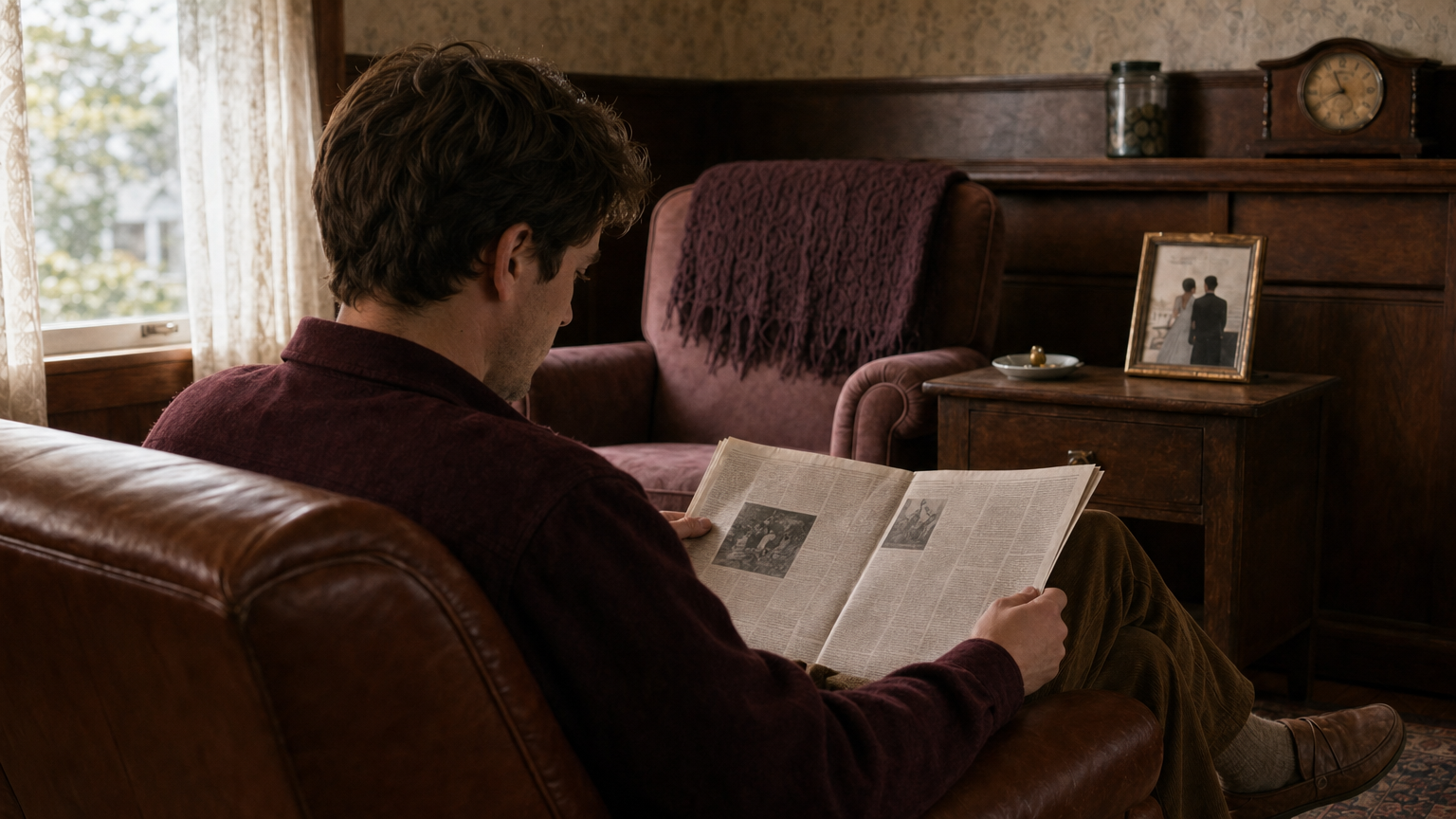 Fifteen with a paper or a real book preview